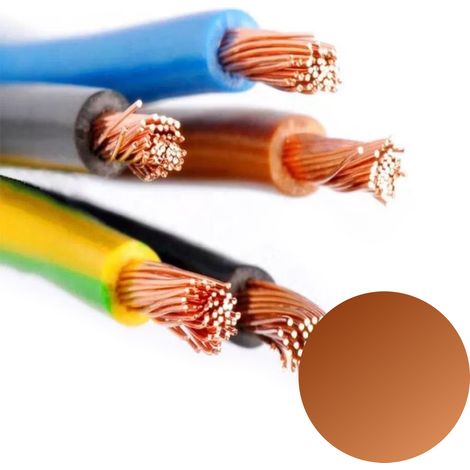 Mtr cable 4 mm² .Cable Flexible Libre de Halógeno -CPR- Marrón