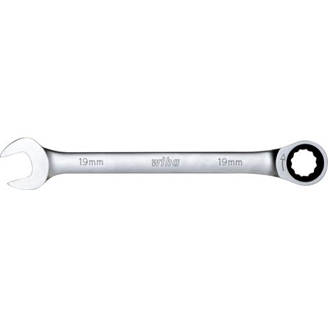 Wiha Clé mixte à cliquet 19 mm x 19 mm (44660)