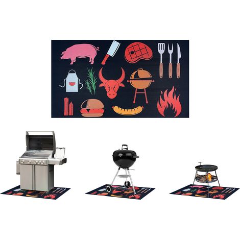 Tappeto Barbecue BBQ Griglia Tappetino per Braciere Grill Made in italy Grilling (1/5)