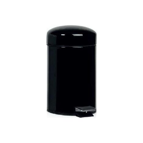 ANDREA HOUSE BA13016 Papelera Metal 3 Litros Negro - ref: BA13016