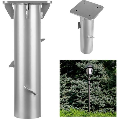 Hengda 2x Base per ombrellone da 16 cm Piastra di base universale Stabilità dell'ombrellone in metallo (1/5)