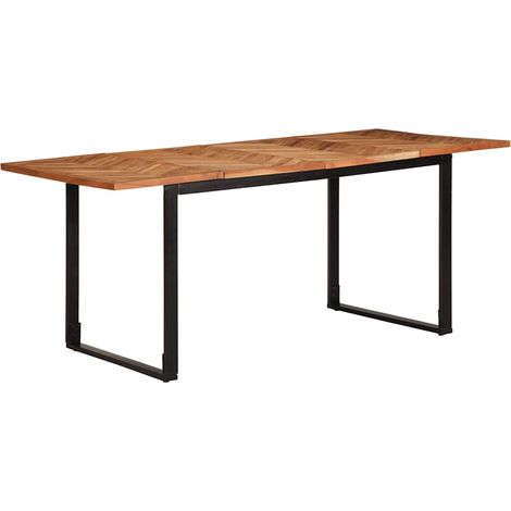 Esstisch 180x90x75 cm Massivholz Akazie