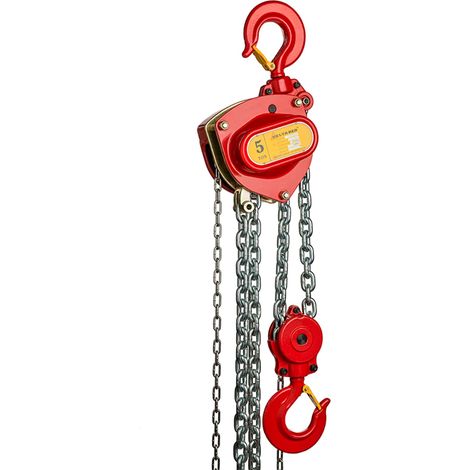 Delta RED® High-Speed Premium Stirnradkettenzug Tragkraft 5t Länge 10m