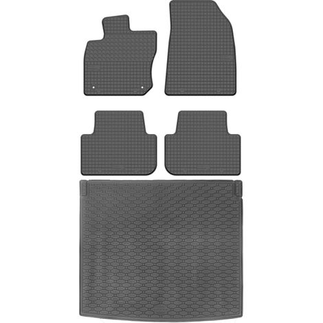 Ensemble de tapis de sol en caoutchouc pour VW Tiguan III SUV à partir de 2024 + tapis de coffre