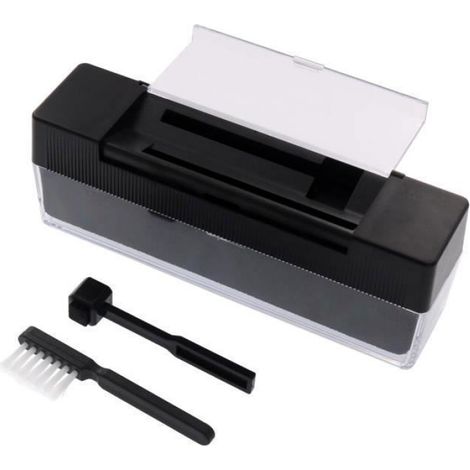Kit Nettoyage Disque Vinyle - Brosse Plastique Antistatique - Pour Entretien Préventif et Restauration - 1 Pièce (1/3)