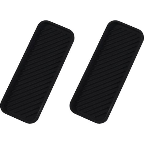 Juego de 2 bandejas organizadoras para fregadero de cocina, soporte para esponja de fregadero de cocina, bandeja para esponja de baño, jabonera de silicona