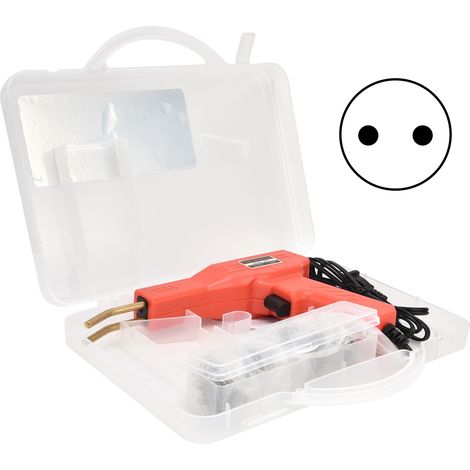 Soudeuse plastique portative PVC pour réparation pare-chocs auto, machine multifonction 220V rouge prise UE (1/5)