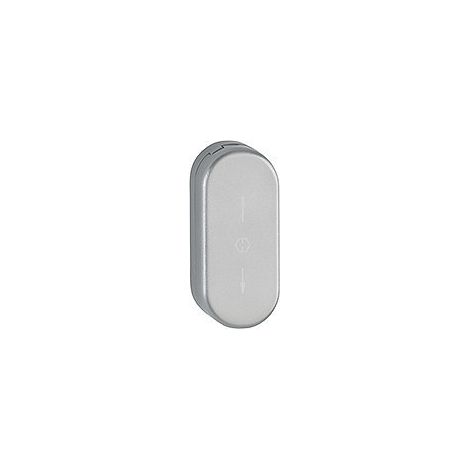 HOPPE Fenster-Griffloch-Verdeckrosette, Aluminium Edelstahl-Effekt