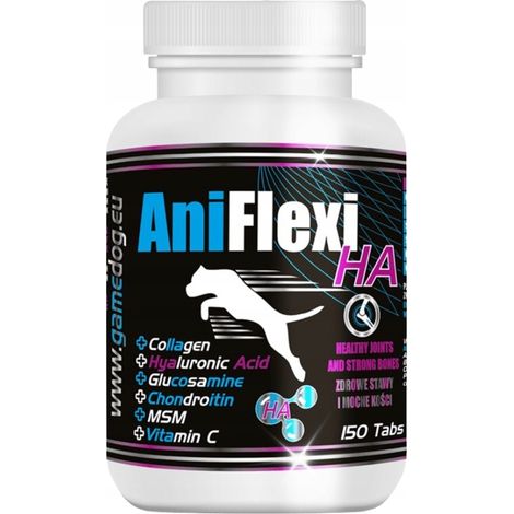 Complément alimentaire Game Dog AniFlexi HA pour les articulations et les os, 150 capsules (1/2)