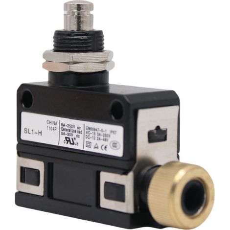 Comprend un interrupteur de fin de course étanche IP67 SL1-H, un remplacement de haute qualité, résistant à la poussière et à l'huile, pour l'original.