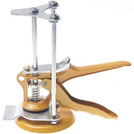 Système de Nivellement de Carreaux Muraux jaune, Localisateur de Carrelage Céramique de Hauteur Réglable, Système de Nivellement de Carrelage pour Sol (1/4)