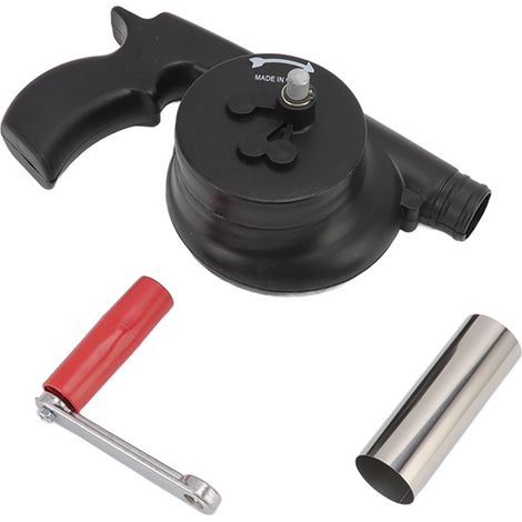 Ventilateur de barbecue à manivelle, léger et portable, en ABS, pour camping, pique-nique et feu de camp.-AquaForge
