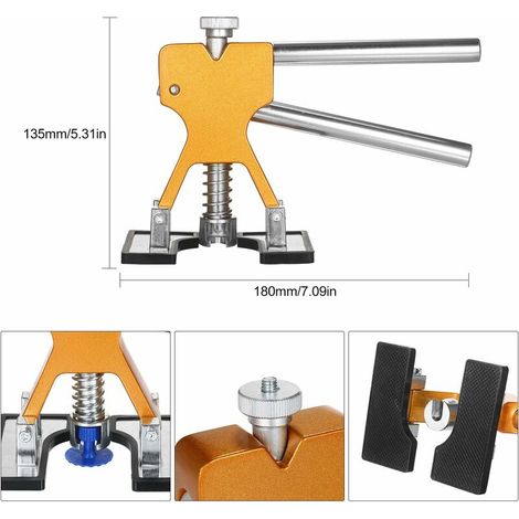 Kit De Réparation De Carrosserie, Dent Extracteur Carrosserie Outils Kits, Outils Débosselage Sans Peinture Réparation Dent De Paintless Enlèvement Mineur Et En Profondeur Dégâts De Grêle (1/4)