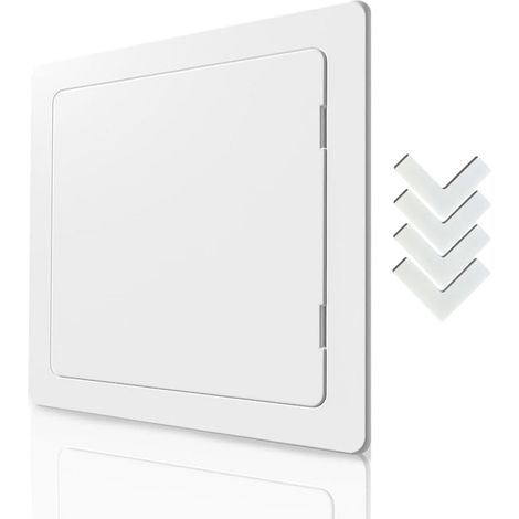 Panneau d'accès 10x10 pouces, Installation facile, résistance aux fissures de pression, porte universelle pour mur et plafond, couvercle de plomberie ABS (1/5)