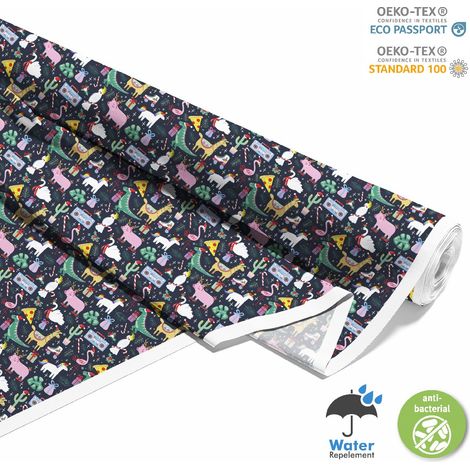 TESSUTI DECORATIVI PER ESTERNI OXFORD - Motivi Vacanze Animali Regali I DX255 (1/5)
