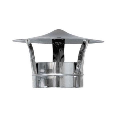 CAPPELLO CINESE CON BASE TONDA ZINCATO Diam. 200 DK