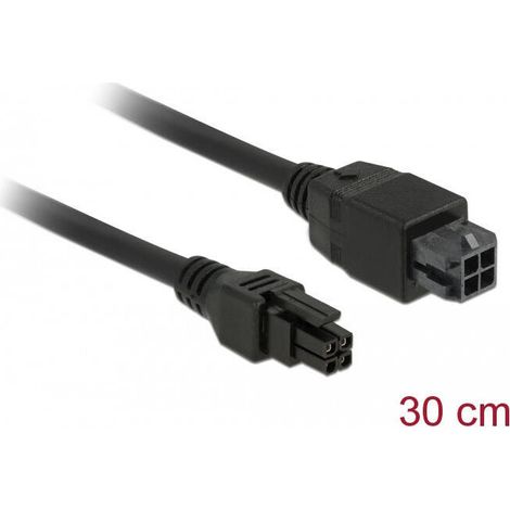 Delock Micro Fit 3.0 De 4 Pine Alargador Macho > Hembra 30 C (1/2)