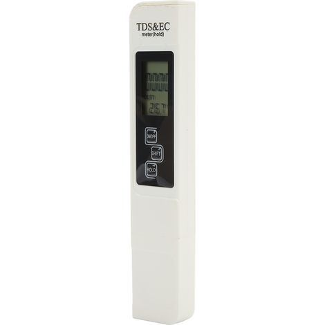 TDS-Messgerät mit LCD-Anzeige, einstellbar in Celsius und Fahrenheit, breites Anwendungsspektrum, hohe Genauigkeit, stabile Leistung, EC-Messgerät (1/5)