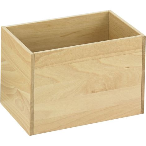 Keuco Royal 60 boîte de rangement, 268 x 175 x 85 mm, hêtre massif - 32190000001 (1/2)