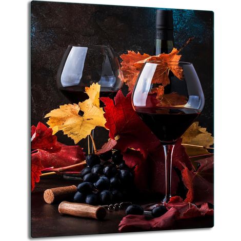 TABLERO DE MESA CON PANEL DE CRISTAL DE 40x52 cm PARA VINO (1/5)