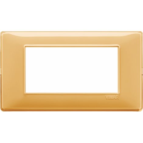 VIMAR - 14654.43 Placca 4M Reflex ambra