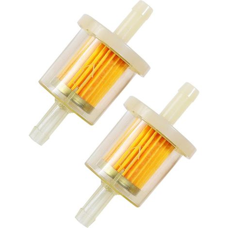 Stück Motorrad-Kraftstofffilter, hochwertiger orangefarbener Kraftstofffilter, universeller 8-mm-Kraftstofffilter, wiederverwendbare Kraftstofffilter, geeignet für die meisten Motorräder, Autos und Ro (1/5)