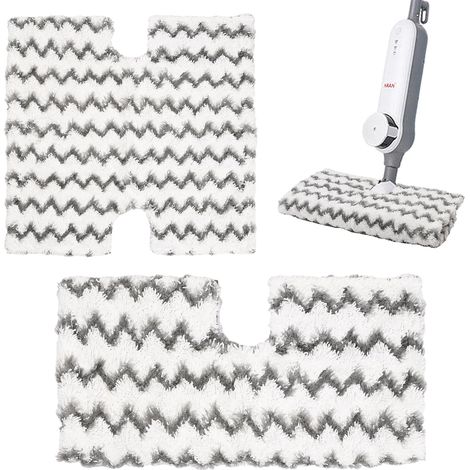 Lot de 2 tampons de remplacement pour Shark Steam P3/P5/P8, chiffons de nettoyage en fibres ultrafines pour S3973D S3973 S5003D S6002, accessoires pour balai vapeur (1/5)