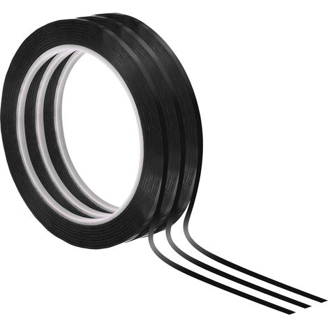 Ruban de tableau blanc 2mm X 66m, Noir (1/5)