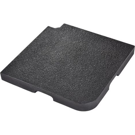 Dalle pour parasol excentré Seclin ton ardoisé, 22 kg