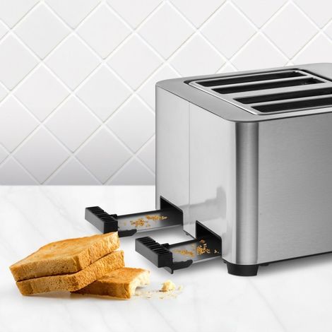 Tostador Ufesa Quartet Deluxe 1600W 4 Ranuras Pantalla Digital Inox (1/2)