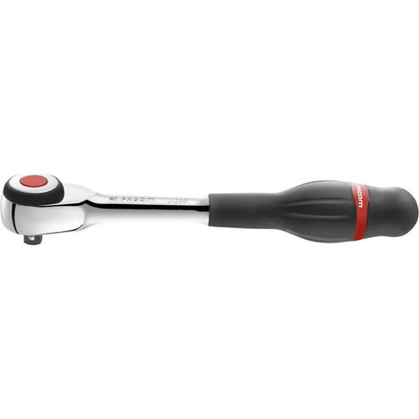 FACOM - Chiave a cricchetto da 3/8" a manico elicoidale ad azione rapida - J.360 - Cricchetto con impugnatura girevole - Manico ergonomico antiscivolo - Incrementi di 6° di serraggio finale - Blocco