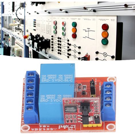 Module relais multifonctionnel infrarouge à 2 canaux avec déclenchement bidirectionnel haut/bas 5 V (1/5)