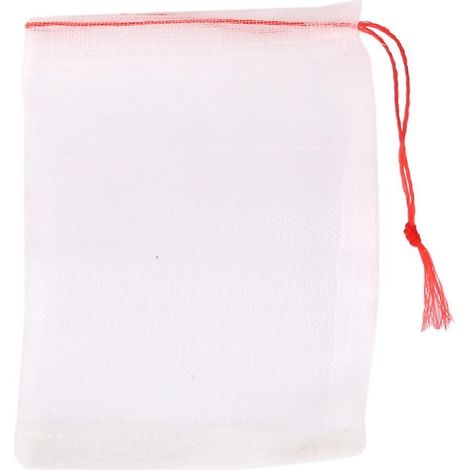 20 sacs filtrants en nylon à cordon de serrage, de dimensions 15 x 10 cm, adaptés aux aquariums, jardins et bassins. (1/5)