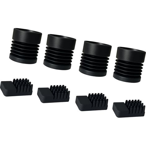 4 pieds anti-vibrations et 4 brosses de nettoyage pour buse compatibles imprimante 3D Centauri Carbon, patins amortisseurs en silicone (1/5)