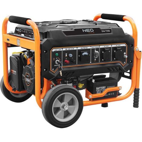 Groupe électrogène NEOTOOLS 04-730 - 2 800 / 3 000W - 15L (1/5)