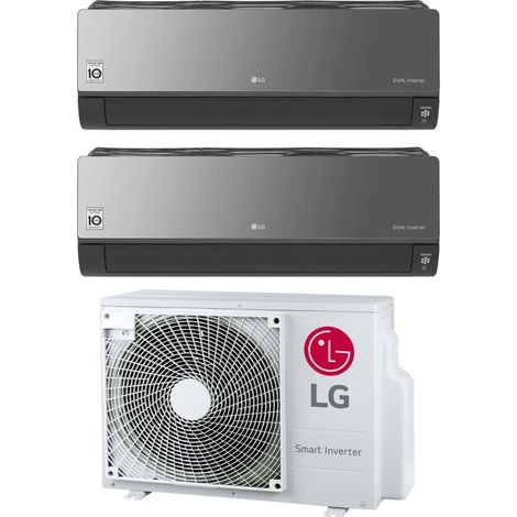LG – Climatiseur réversible 12000 BTU – Double compresseur Inverter – Wi-Fi intégré – Efficacité A++ – Design miroir élégant