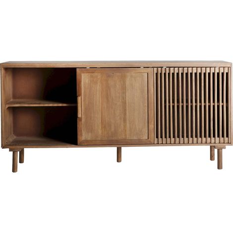 Buffet style nordique en bois de manguier finition naturelle (1/5)
