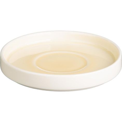 Soucoupes Fondant jaunes 135mm (lot de 6) - Ref CU425 - Olympia (1/5)
