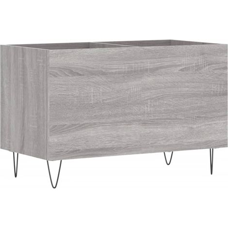 Maison Exclusive - Mobile Porta DiscGrigio Sonoma 74,5x38x48 Legno Multistrato