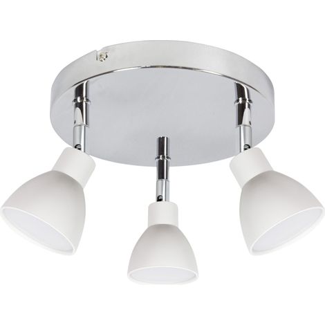 Plafoniera LED Candellux Roy 3 luci cromata 32 cm calda