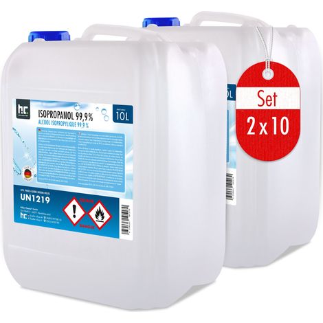 2x 10 L Isopropanol 99,9% (1/5)