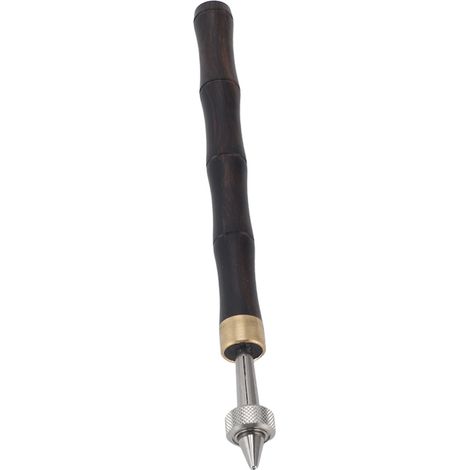 Étau à broche manuel avec poignée en bois pour une prise en main confortable, outil de réparation de montres avec trou (1/5)