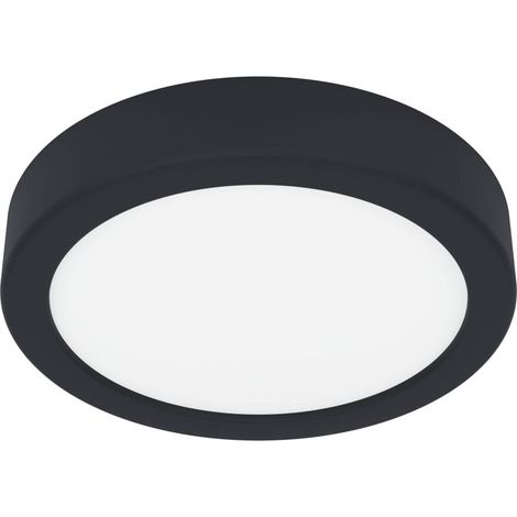 Eglo LED Deckenleuchte Fueva 6 schwarz Ø 17 x 3 cm warmweiß-kaltweiß (1/3)
