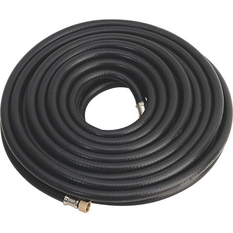 Sealey Air Hose 15m x �8mm with 1/4BSP Unions Heavy-Duty AH15RX (1/3)
