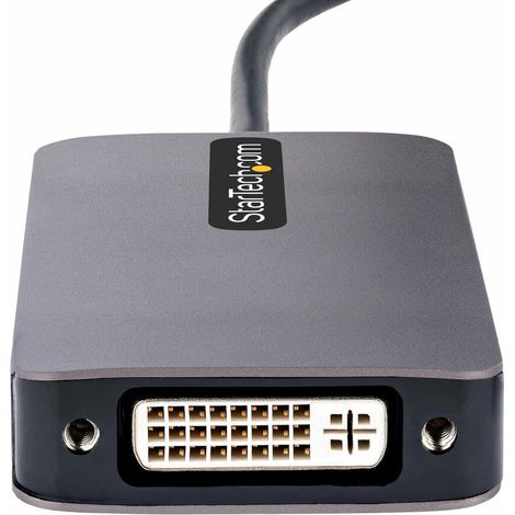 Adaptador de Vídeo USB C, Adaptador USB Tipo C a HDMI VGA DVI hasta 4K 60Hz, Adaptador de Pantalla Multipuertos, Compatible con Thunderbolt 3/4, Adapt (1/5)