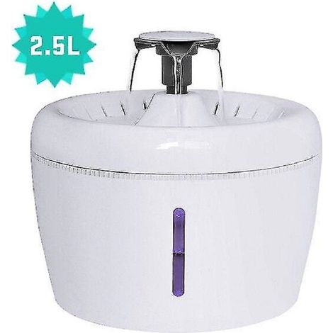 TrAdE Shop Traesio - Fontana Automatica Distributore Acqua Per Gatto Animali Domestici Grande Ciotola -