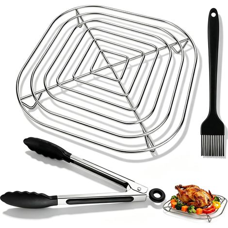 Grille Air Fryer Grill Air Fryer compatible avec 3 Pièces (1/5)