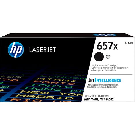 Hewlett Packard HP Cartridge No 657X HP657X HP 657X Black Schwarz (CF470X) (1/4)