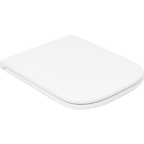 B-Way sedile WC rimovibile SoftClose, cerniere in acciaio, bianco (SAT2168P)