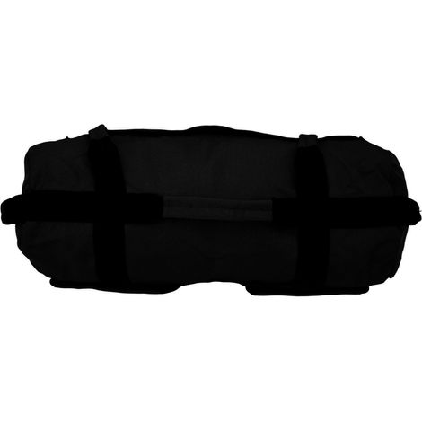 Sac de lestage de fitness en tissu Oxford, 6 poignées, facile à ajuster, sac de lestage multifonctionnel, avec poche rembourrée, adapté aux salles de sport intérieures, noir. (1/5)